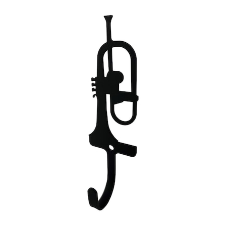 Village Wrought Iron Trumpet Wall Hook - Small WH-392-S